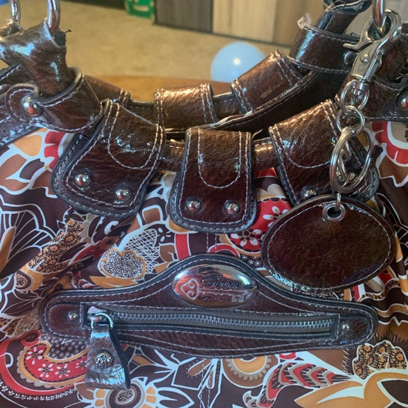 DeRossi De Rossi Purse Bag Handbag Paisley - Picture 9 of 11